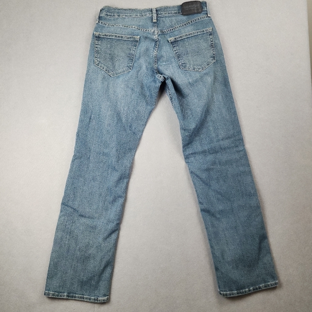 Men’s Levi’s Signature S61 Relaxed Fit Jeans - 30x29.5 Light Fade - Picture 3 of 12